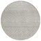 Homeroots 8' Beige And Ivory Round Chevron Washable Indoor Outdoor Area Rug 612234 - alternate 2