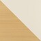 Manhattan Comfort Amara Nightstand in Cream and Natural Oak- Set of 2 2-NS006-CR - alternate 4