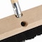 Boardwalk Metal Tip Threaded Hardwood Broom Handle, 0.94in dia x 60in, Natural BWK136 - alternate 4