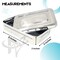A2Z Scilab Stainless Steel Medical Instrument Box Organizer Storage Tray w/ Lid - 8Lx5Wx2H A2Z-ZR1147 - alternate 2