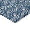 Homeroots 3' X 5' Navy Blue And Ivory Geometric Washable Indoor Outdoor Area Rug 583336 - alternate 4