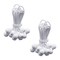 Mytee Products 50 Pcs 6in White Ball Bungee Cords for Tarp Tie Down - 5 MM Thick, 2PK BUNGEE-BALL6-WHITEx2 - alternate 1