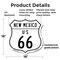 Signmission New Mexico Route Marker Shield Sign Us 6, 18 Inch X 18 Inch, Plastic Sign SHI-P-18-389 - alternate 2