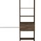 Homeroots 98" Brown Manufactured Wood Closet System 535183 - alternate 4