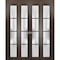 Sartodoors Sliding Closet Double Bi-fold Doors Planum 2132 Solid Core Modern Interior PLANUM2132DBF-CA-96 x 80 (4* 24x80) - alternate 1
