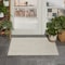 Homeroots 2' X 3' Ivory And Silver Geometric Indoor Outdoor Area Rug 573879 - alternate 2