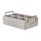 Homeroots 15" Gray And Brown Solid Wood Desk Organizer 399662 - alternate 5