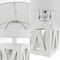 Jonathan Y Stewart 21.5" Farmhouse Wood LED Table Lamp, White, 2PK JYL1062B-SET2 - alternate 2
