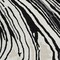 Homeroots 8' Black Gray And Ivory Round Abstract Washable Indoor Outdoor Area Rug 601250 - alternate 4