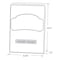Hospeco Health Gards Quarter Fold Toilet Seat Cover Dispenser HG-2 - alternate 3