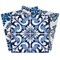 Homeroots 7" X 7" Blue Multi Mosaic Peel and Stick Tiles 400213 - alternate 1