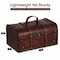 Vintiquewise Decorative Vintage Wood Treasure box - Wooden Trunk Chest with Handle QI003004.SO - alternate 3