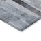 Homeroots 3' X 5' Blue And Gray Striped Washable Indoor Outdoor Area Rug 615512 - alternate 5