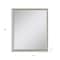 Homeroots 30" Silver Wood Accent Mirror 632777 - alternate 3