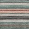Homeroots 9' X 12' Pale Aqua Copper And Taupe Striped Washable Indoor Outdoor Area Rug 618266 - alternate 4