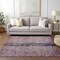 Homeroots 5' X 8' Blush Pink And Purple Abstract Washable Indoor Outdoor Area Rug 578017 - alternate 2