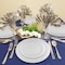 Smarty Had A Party 13 Glitz White Round Disposable Paper Charger Plates 120 Plates, 120PK 2690-RGD-CASE - alternate 1