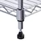 Sandusky Lee Wire Shelving Unit, 10"D x 18"W x 18"H, 3 Shelves, Chrome WS181018-C - alternate 2