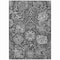 Homeroots 5' X 8' Gray And Ash Gray Damask Washable Indoor Outdoor Area Rug 609073 - alternate 3