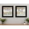 Homeroots Set Of Two Trust in the Lord Black Framed Print Wall Art, 2PK 406099 - alternate 2