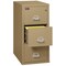 Fireking 3 Drawer, 2 Hr Fire & Impact Rated, Vertical, 31" depth Letter Sand 3-1943-2SA - alternate 2