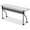 Iceberg OfficeWorks Mobile Training Table, Gray Top, Charcoal Frame, 18 in W x 60 in L 68057 - alternate 1