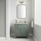James Martin Vanities Chicago 30 in. Single Vanity, Smokey Celadon, w/ 3 CM Victorian Silver Silestone Top 503-V30-SC-3VSL - alternate 2