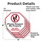 Signmission Please Respect My Property Do Not T, 4 inch X 4 inch, Vinyl Decal, 5PK OC-D-5PACK-4-128 - alternate 2