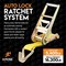Xpose Safety Ratchet Straps Heavy Duty, 3 In x 30 FT Tie Down Straps Ratchet Operated with Double J Hooks, 4-PK RTD330-DJH-4-X-S - alternate 4