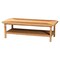 Bali & Pari Minahasa Bohemian Light Honey Braided Rattan Coffee Table 248-13706-ZORO - alternate 1