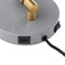 Jonathan Y Lisa 18 in. Swing Arm 1-Light Modern Midcentury Iron USB Charging Port LED Sconce, Grey/Brass Gold JYL1301C - alternate 5