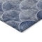 Homeroots 9' X 12' Denim Blue And Gray Abstract Washable Indoor Outdoor Area Rug 577665 - alternate 3