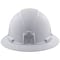 Klein Tools Hard Hat, ABS, Polycarbonate, 4 Point Ratchet with Pivot, Type 1, Class E, White 60400 - alternate 4