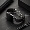 Elegani Leather Band Compatible with Apple Watch 40mm, Black, Black/Yellow Gold/Rose Gold Buckle LOT-BLK-40 - alternate 3