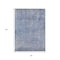 Homeroots 8' X 10' Blue And Ivory Abstract Washable Indoor Outdoor Area Rug 631062 - alternate 3