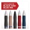 Sharpie S-Gel Premium Metal Barrel Gel Pen, Retractable, Medium 0.7 mm, Black Ink, Black Barrel, 4PK 2194703 - alternate 2