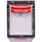 Safety Technology International Pull Station Guard, Polycarbonate, Flush Mount, 6 7/8 in W x 8 7/8 in H x 3 1/4 in D, Clear STI-1250 - alternate 1
