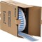 Brady PermaSleeve HX Heat Shrink Double Sided Wire Marking Sleeves, 0.25 in. x 2 in. W, Blue, Roll of 500 2HX-250-2-BL-S - alternate 1