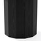 Homeroots 46" Black Solid Wood Pedestal Base Round Top Dining Table 721048 - alternate 3