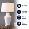 Jonathan Y Julian 29" Traditional Classic Ceramic Urn LED Table Lamp, White/Gold JYL4026A - alternate 2