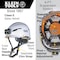 Klein Tools Safety Helmet, Shell: PC/ABS and EPS; Suspension: PC/ABS and HDPE, 6 Point Ratchet Knob with Pivot 60525 - alternate 4