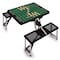 Picnic Time Family Of Brands Wake Forest Demon Deacons - Football Field - Picnic Table Portable Folding Table, Black 811-00-175-615-0 - alternate 1