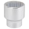 Vulcan Drive Socket, 46 mm Socket, 3/4 in Drive, 12-Point, Chrome Vanadium Steel, Chrome MT-SM6046 - alternate 1