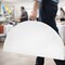Regency Trestle 4 ft Round Folding Table, Fold-in-Half with Handle, Heavy-Duty Steel Frame, 48 in, White TBM48RNDWH - alternate 3