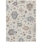 Homeroots 5' X 8' Ivory Brown And Blue Floral Washable Indoor Outdoor Area Rug 606159 - alternate 6