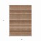 Homeroots 3' X 5' Orange And Copper Striped Washable Indoor Outdoor Area Rug 610606 - alternate 3