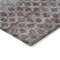 Homeroots 5' X 8' Brown Black And Brick Red Striped Washable Indoor Outdoor Area Rug 605688 - alternate 2