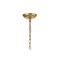 Jonathan Y Stella 12" Moravian Star Metal/Clear Glass LED Pendant, Gold Leaf/Clear JYL9072B - alternate 2