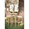 Panama Jack Outdoor Panama Jack Austin 3-Piece Round Pub Table Set with Cushions PJO-3801-NAT-3PP-CUSH - alternate 3