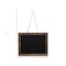 Homeroots 15" X 19" Brown Wood Hanging Chalkboard 642297 - alternate 3